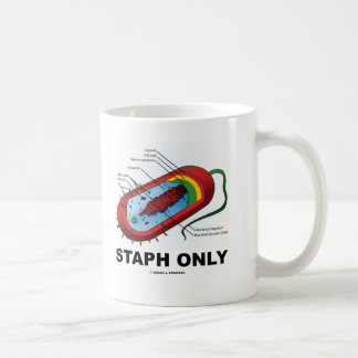 Nur Staphylo (Bakterien-Gesundheits-Medizin-Spaß) Kaffeetasse