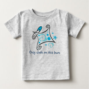 Nur Stoff auf diesem Gammler Baby T-shirt