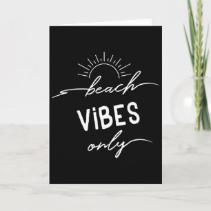 Nur Strand-Vibes Urlaub Sommer Frauen Männer Ferie Karte