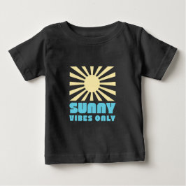 Nur Sunny Vibes - Bold Retro Sunshine Graphic Baby T-shirt