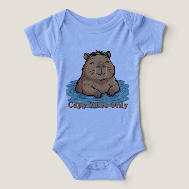 Nur süße Capybara Vibes (Design Vorderseite)