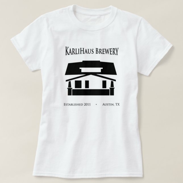 Nur T - Shirtfront der KarliHaus T-Shirt (Design vorne)