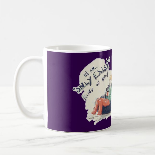 Nur Tag vorhanden Kaffeetasse (Links)