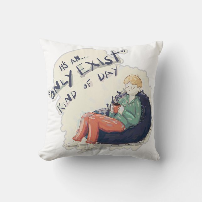 Nur Tag vorhanden Kissen (Vorderseite)