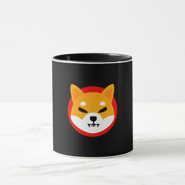Nur Tasse des Shiba Inu-Logos (Zentrum)