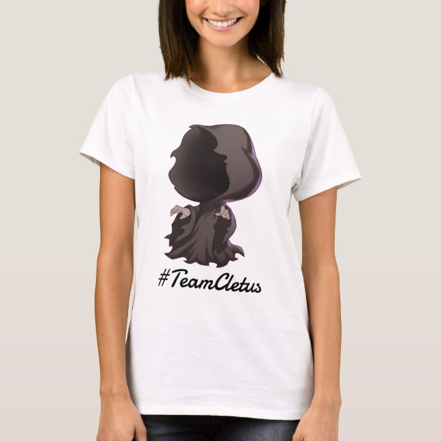 Nur #TeamCletus Chibi Shirt-Front T-Shirt (Vorderseite)
