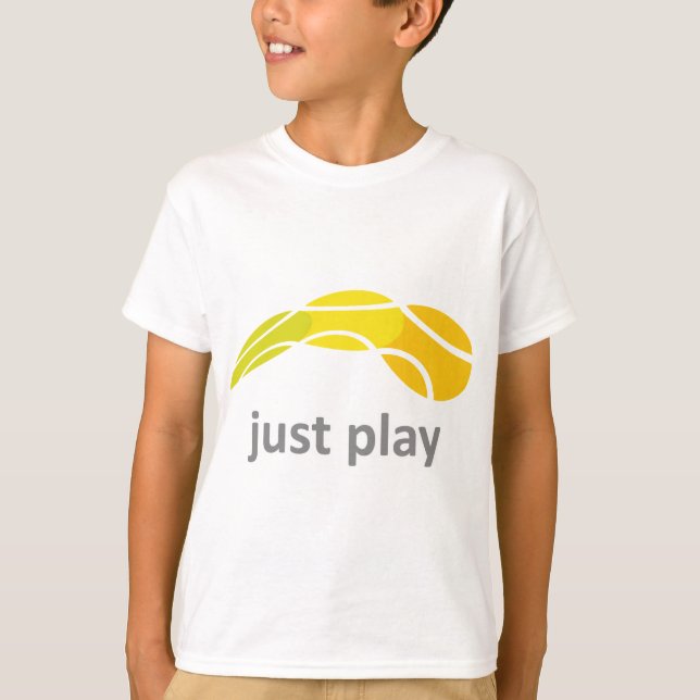Nur Tennis spielen T-Shirt (Vorderseite)