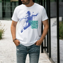 Nur Tennis Vibes Grunge Distressed