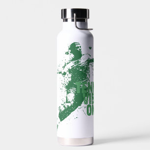Nur Tennis-Vibes Retro Grunge-Splatter Sport Trinkflasche