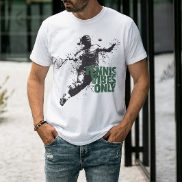 Nur Tennis Vibes Retro Vintage T-Shirt