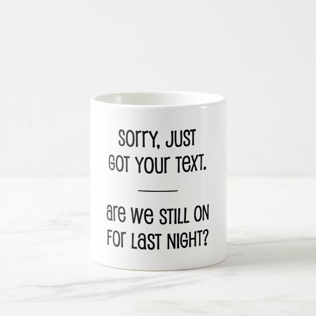 Nur Text Got Kaffeetasse (Mittel)