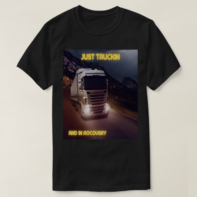 Nur Trucking T - Shirt (Design vorne)