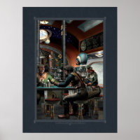 Nur um das Ecke Poster (18x24")