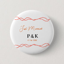 Nur verheiratet fügen Sie ein Paar Namen Datum rot