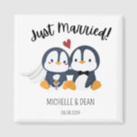 nur verheiratet Pinguin niedliche Schenkung person Magnet<br><div class="desc">Machen Sie Ihre Hochzeit unvergesslich mit unserem zauberhaften Andenken-Andenken-Magneten für Hochzeiten in Pinguin! Diese reizvollen Magnete sind nicht nur Gastgeschenke Hochzeiten, sondern auch Pflaster, die Ihre Gäste lieben werden. Ideal für Pinguinliebhaber und individuell anpassbar, um Ihre eigene Touch der Liebe für Ihren perfekten Hochzeitstag hinzuzufügen. #WeddingGiveaway #WeddingSouvenirs #FridgeMagnetWeddingFavor #CustomizableWeddingGiveaway #PenguinLovers...</div>