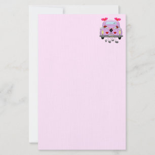 Nur verheiratet Pink Lila Stationery Briefpapier