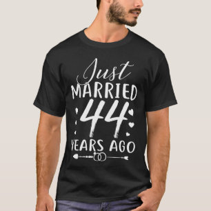 Nur verheiratet vor 44 Jahren Matching Couple T-Shirt
