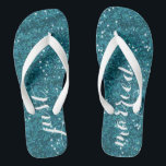 Nur verheiratete Hochzeitskippen (Türkis) Flip Flops<br><div class="desc">Muss für Hochzeitsfeier,  Flitterwochen und jederzeit nachher für die neue Braut zu feiern!</div>