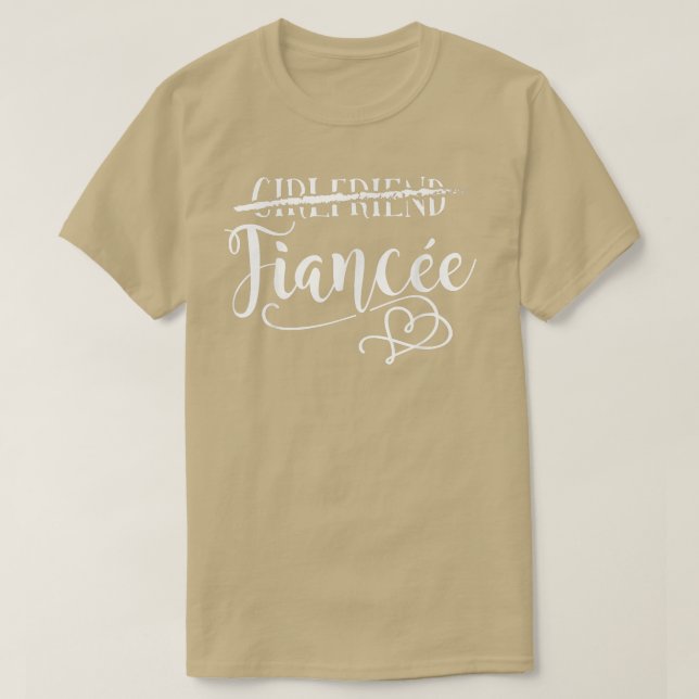 Nur Verlobte Freundin zu Fianca T-Shirt (Design vorne)