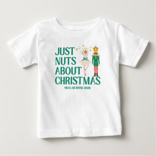 Nur verrückt nach Weihnachten Nussknacker Ballerin Baby T-shirt
