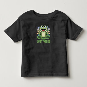 Nur Vibes Frosch Kinder Kleinkind T-shirt