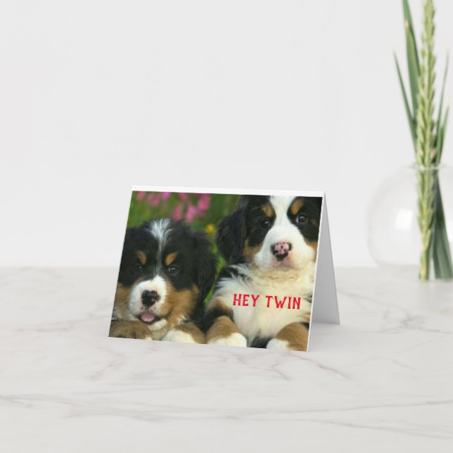 NUR WEIHNACHTEN ZU EINER SONDERKARTE "TWIN" KARTE (Vorderseite)