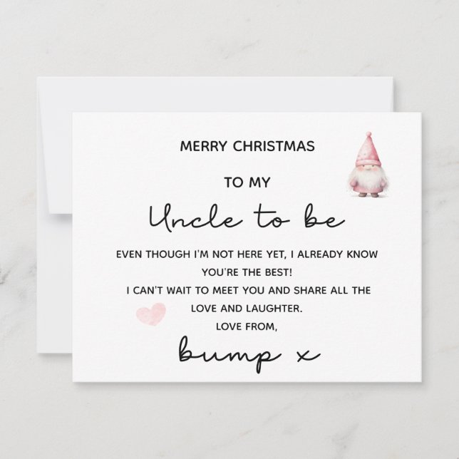 NUR WEIHNACHTEN ZU MEINEM ONKEL, UM VON DER BUMP-K (Vorderseite)