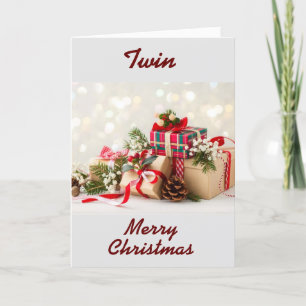 NUR WEIHNACHTSMITTEL NACH ***MY TWIN*** FEIERTAGSKARTE