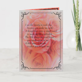 Nur weil, denken Sie, Lächeln Sie heute, Karte