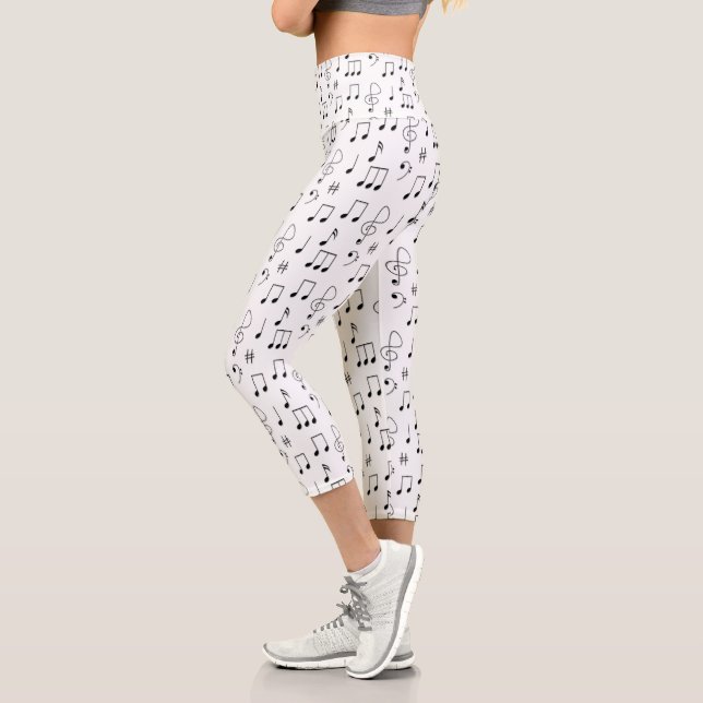 Nur weiß notiert capri leggings (Links)