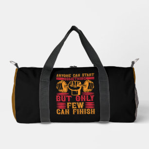 Nur wenige können das Fitnessstudio beenden - Vint Duffle Bag