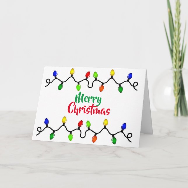 "NUR WICHTIGSTE UND EIN GLÜCKLICHES NEUES JAHR" KARTE (Vorderseite)