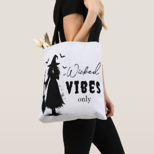 "Nur Wicked Vibes" - Halloween Black Hexe -