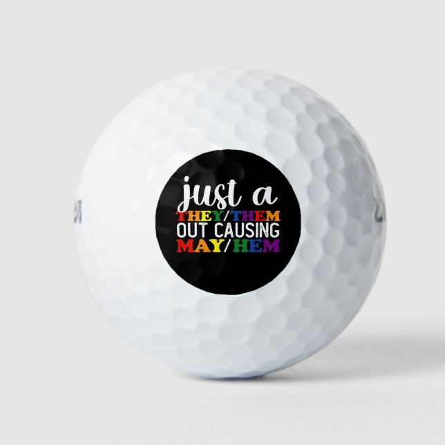 Nur, wie sie ausbrechen könnten sie golfball (Vorderseite)