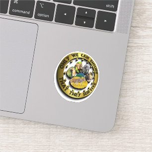 Nur wir können Aufkleber für Wildlife Footprint Co