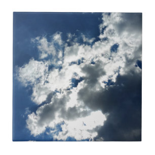 Nur Wolken Fliese