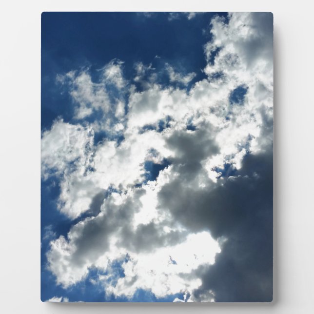 Nur Wolken Fotoplatte (Vorderseite)