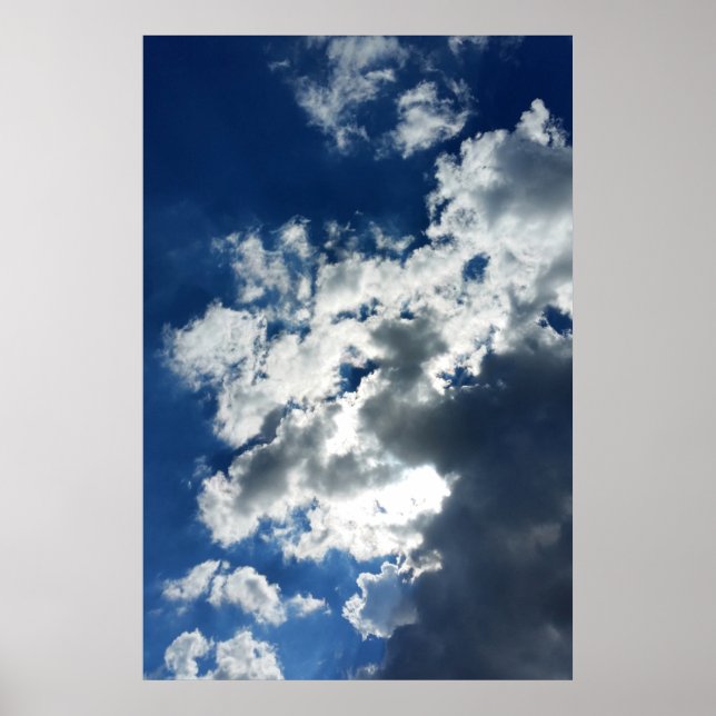 Nur Wolken Poster (Vorne)