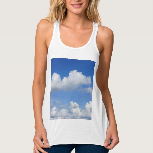 Nur Wolken Tank Top (Vorderseite)