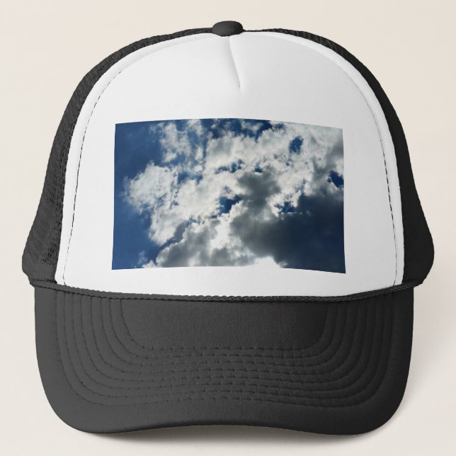 Nur Wolken Truckerkappe (Vorderseite)
