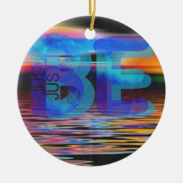 NUR Zitat Mindfulness Geschenke für Frauen und Män Keramikornament