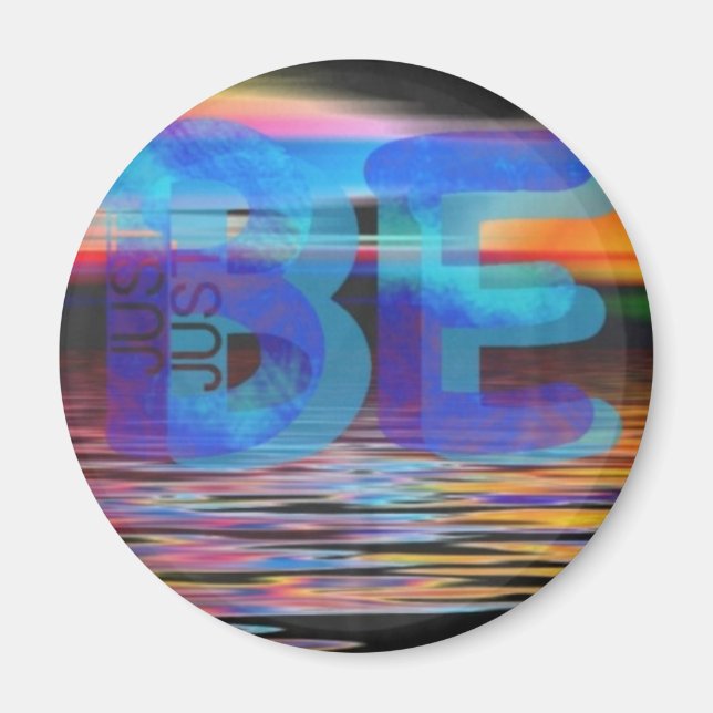 NUR Zitat Mindfulness Geschenke für Frauen und Män Magnet (Vorne)