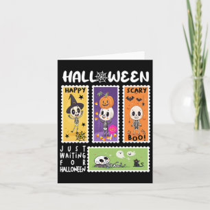 Nur zu Halloween Gewartet für Kinder Girlspostage Karte