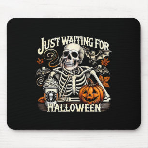 Nur zu Halloween Skelettkaffee Jack Gewartet oder Mousepad