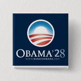 Nur zum Spaß Obama 2028 Button! Button