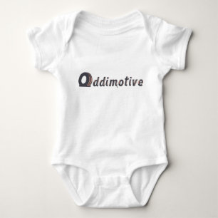Nur zwei Farbvorderes Logo Baby Strampler