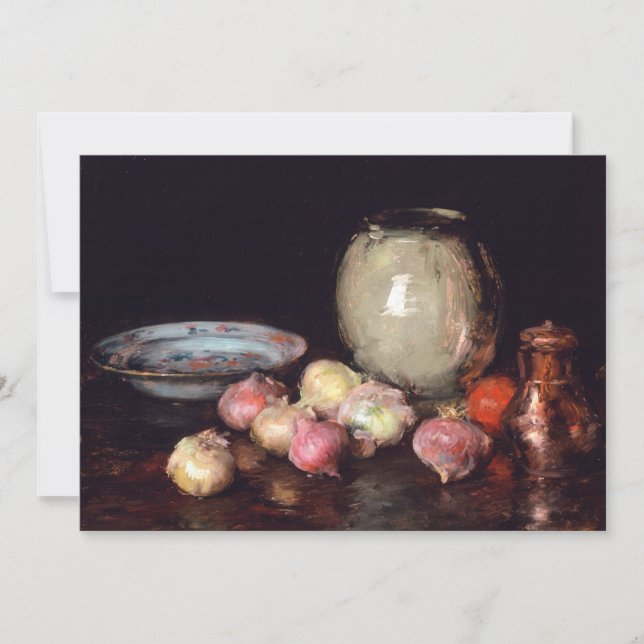 Nur Zwiebeln | William Merritt Chase (Vorderseite)