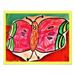 Nurahs glücklicher Schmetterling Fotodruck
