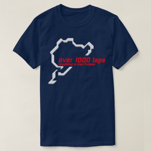 Nurburgring 1000 Schoßverein Gran Turismo T-Shirt (Design vorne)