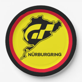 Nurburgring Deutschland Gran Turismo GT Pappteller